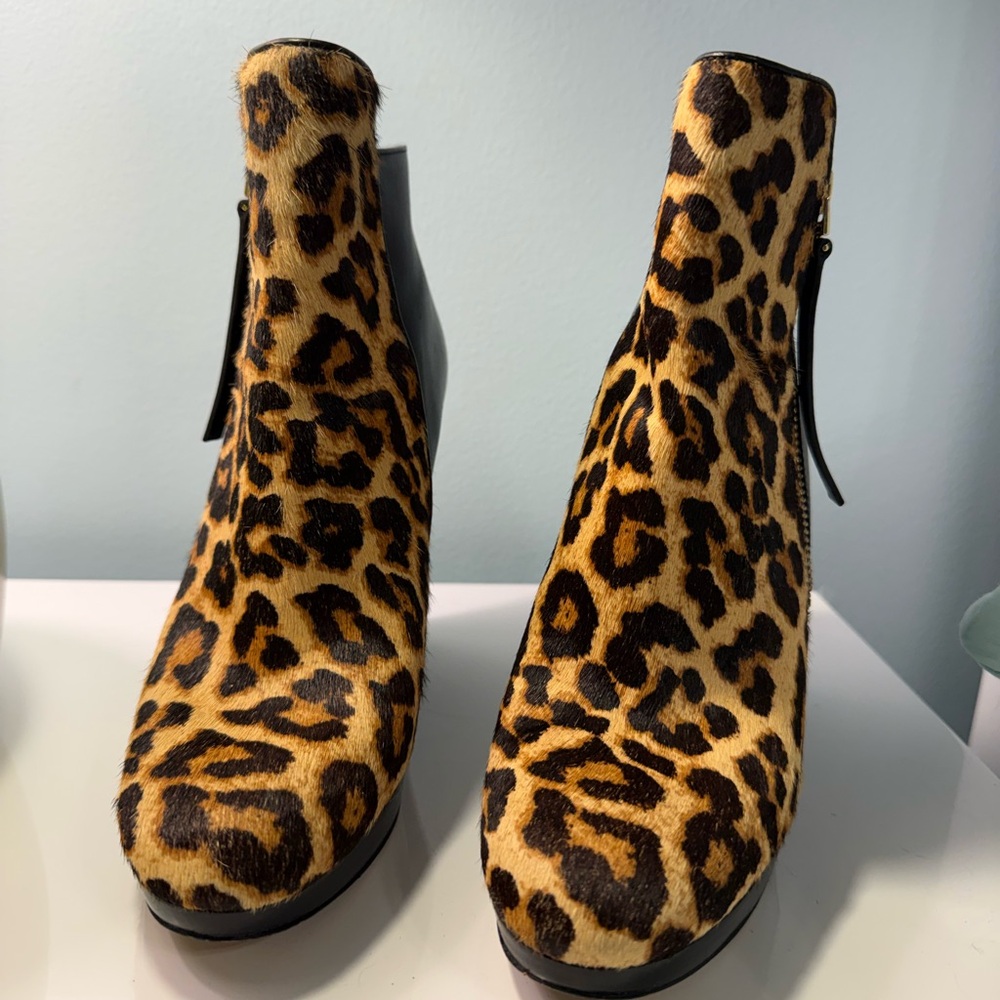 Michael Kors Leopard Print Wedges